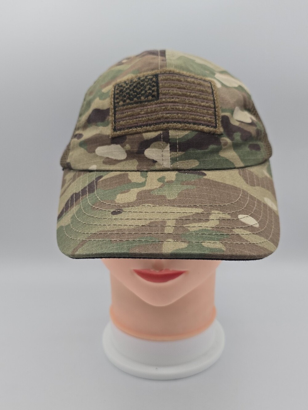 Unbranded Made In USA American Flag Camo Adjustable Snapback Hat
